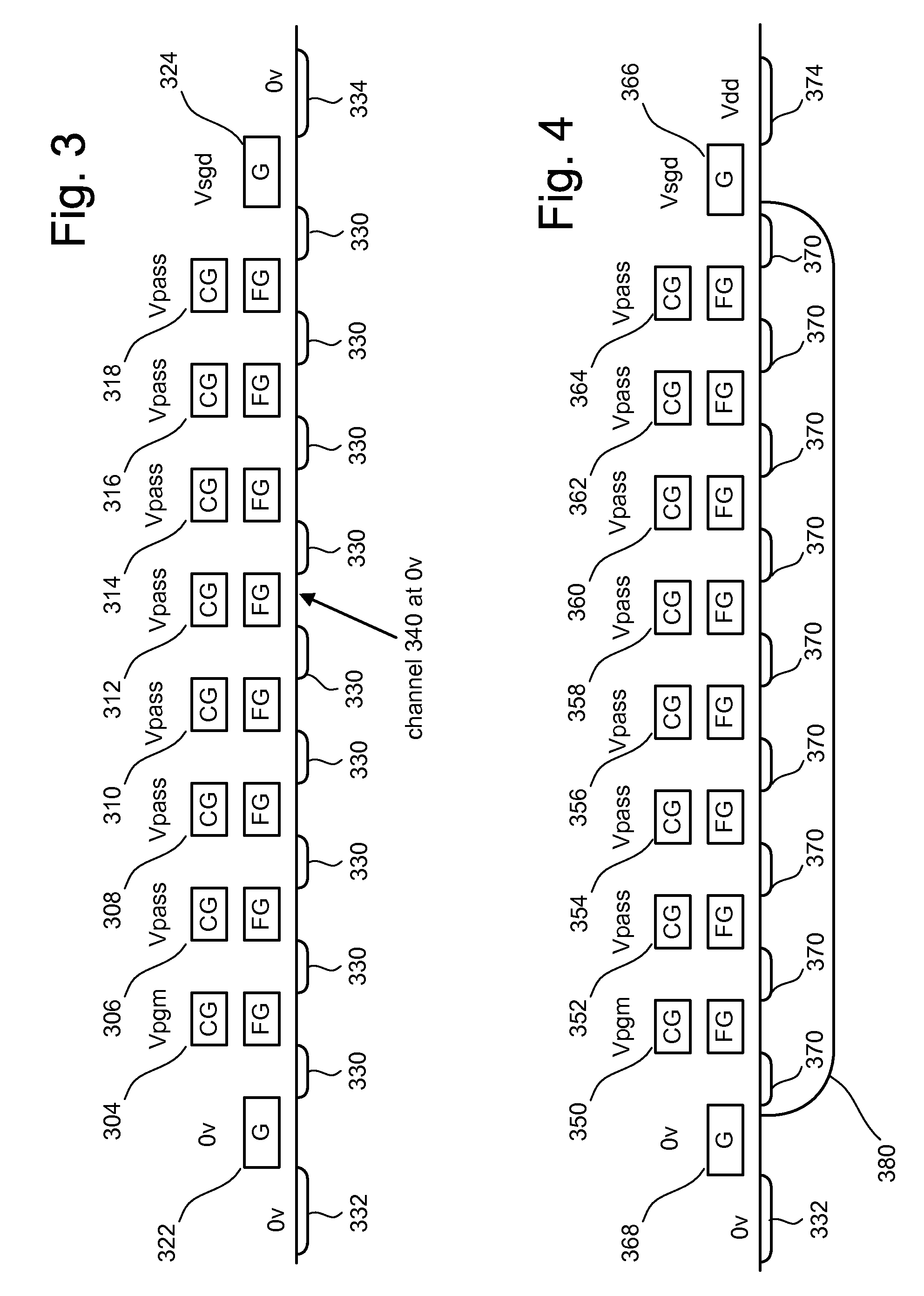 Method for using transitional voltage during programming of non-volatile storage