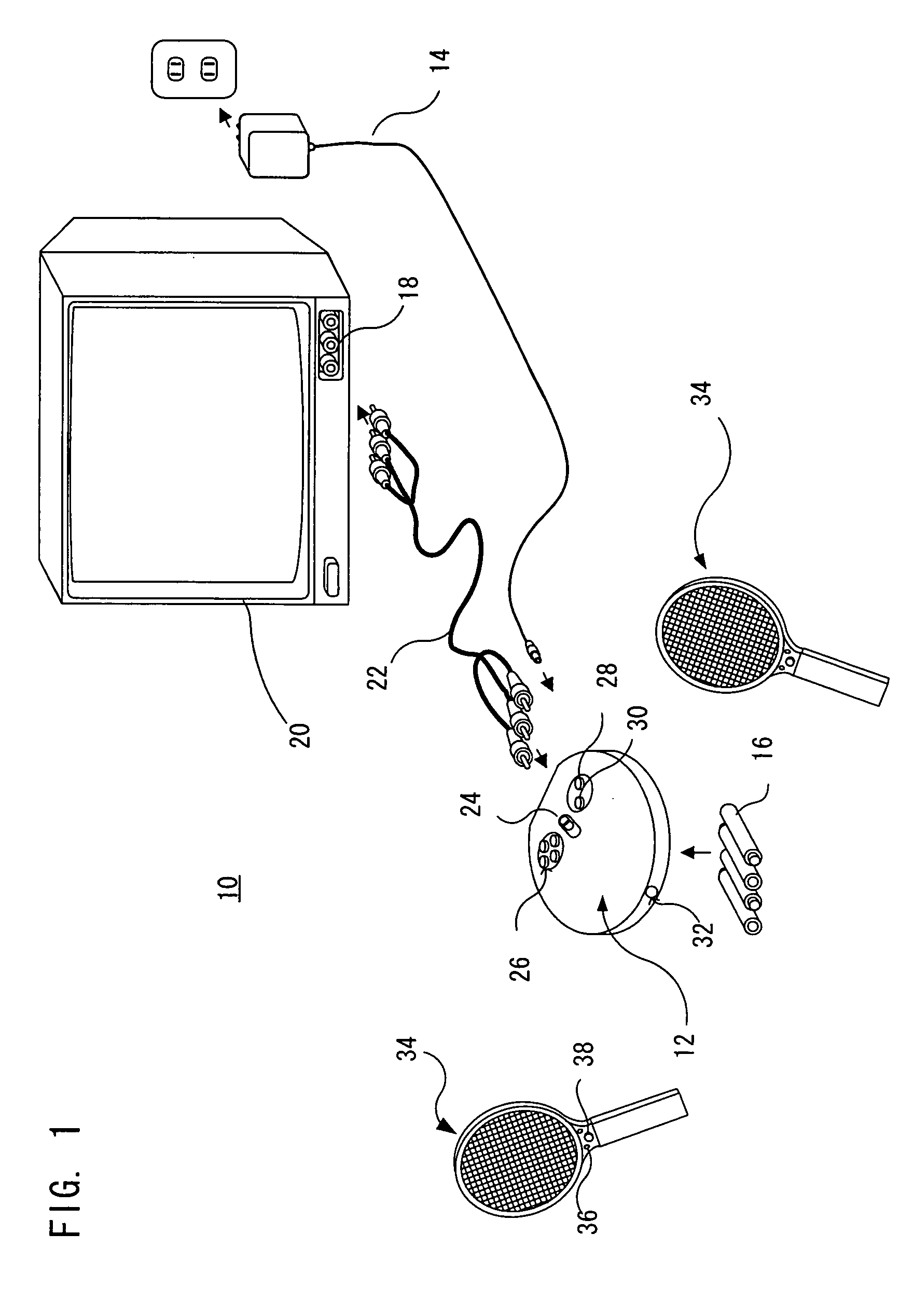 Tennis game system