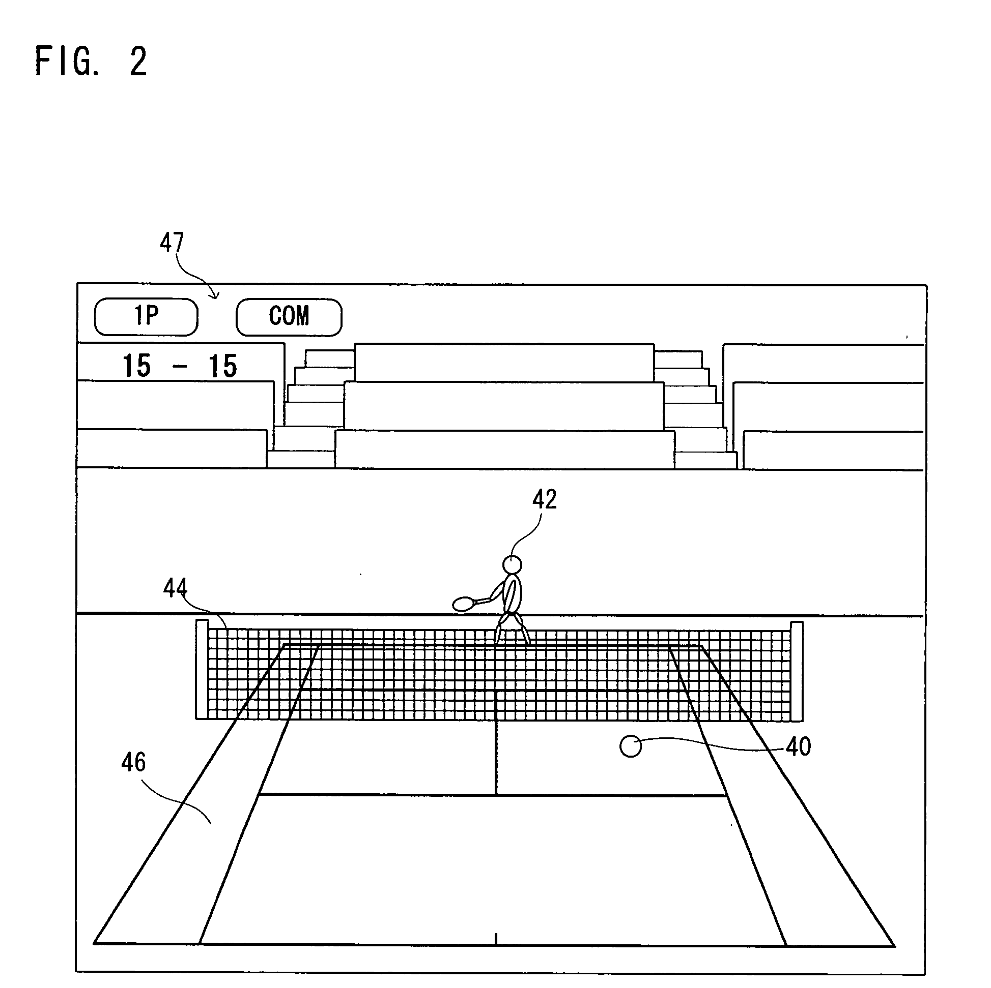 Tennis game system