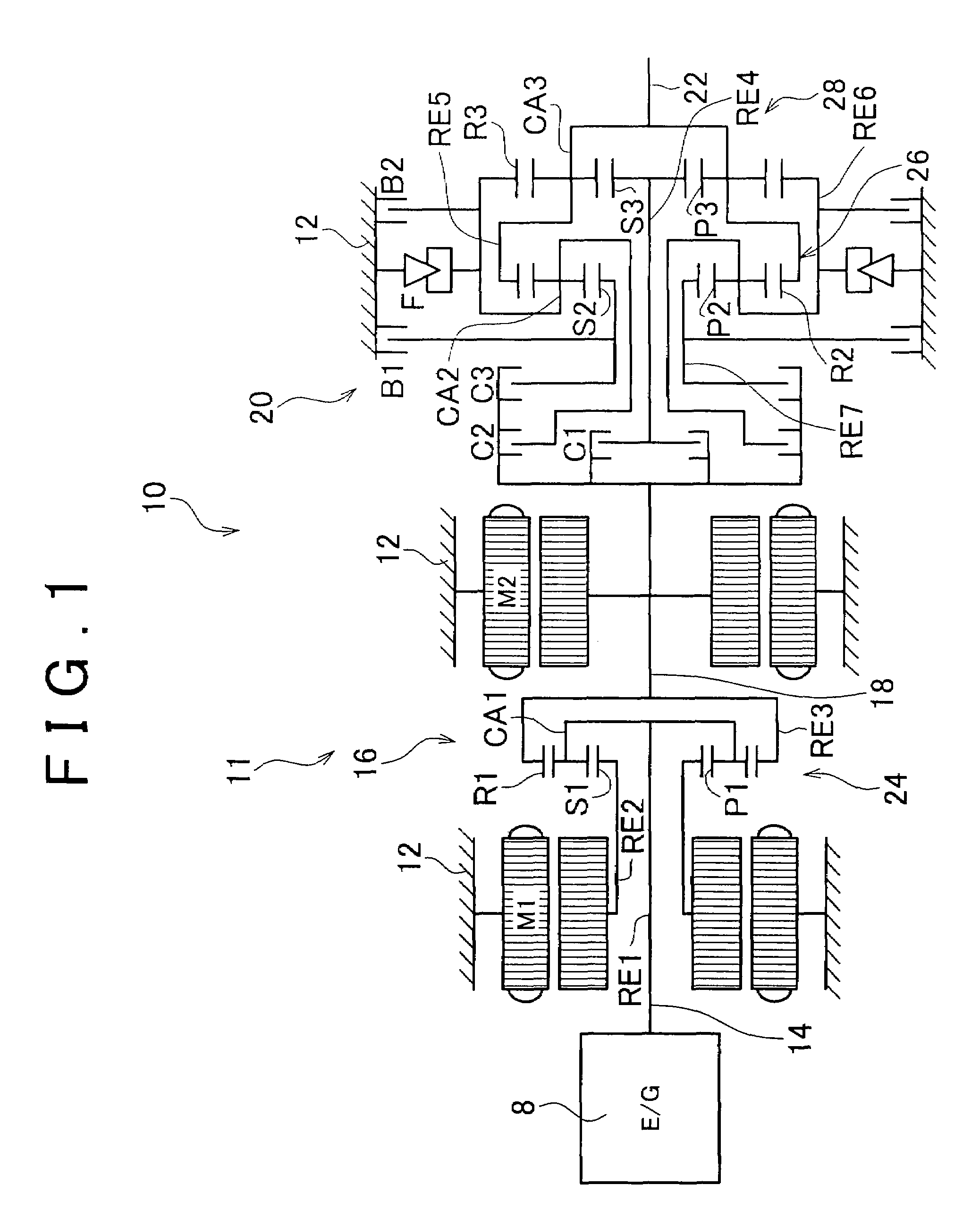 Engine starting device and engine starting method for hybrid motor vehicle