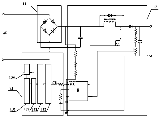 Wide voltage input circuit and refrigeration equipment