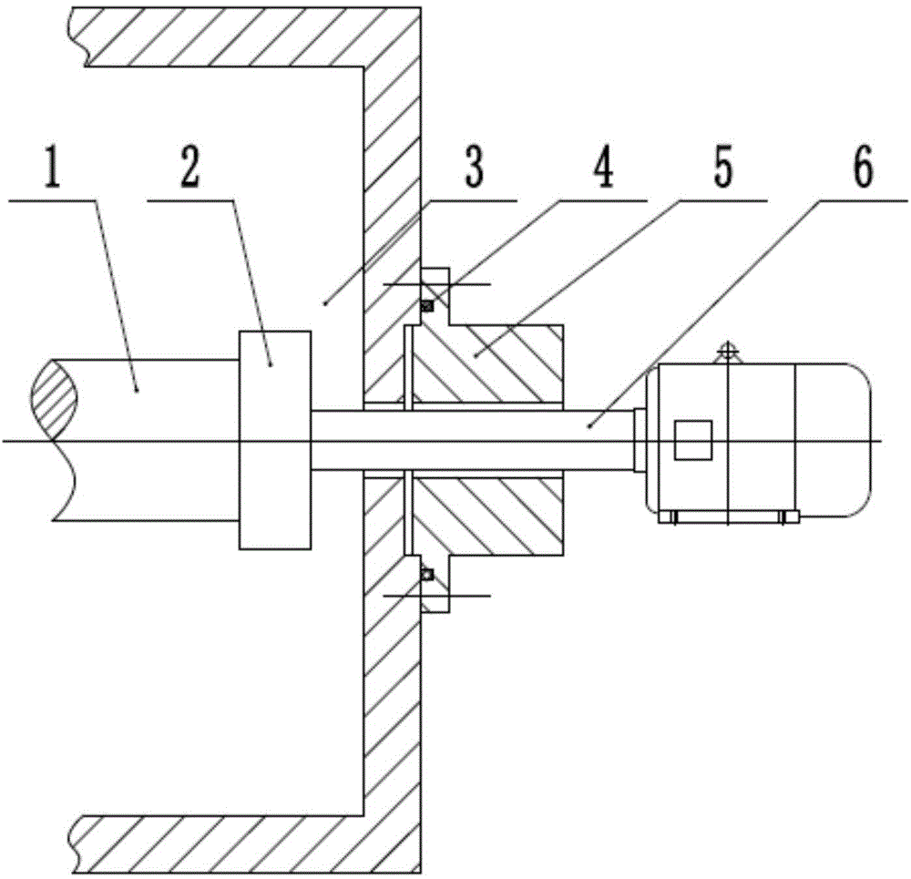 Sealing method suitable for sealing magnetic liquid under large shaft runout working condition