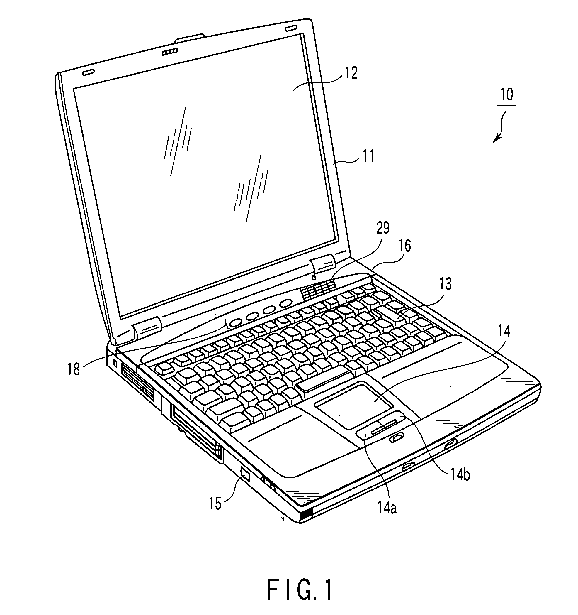 Information processing apparatus and write control method and program