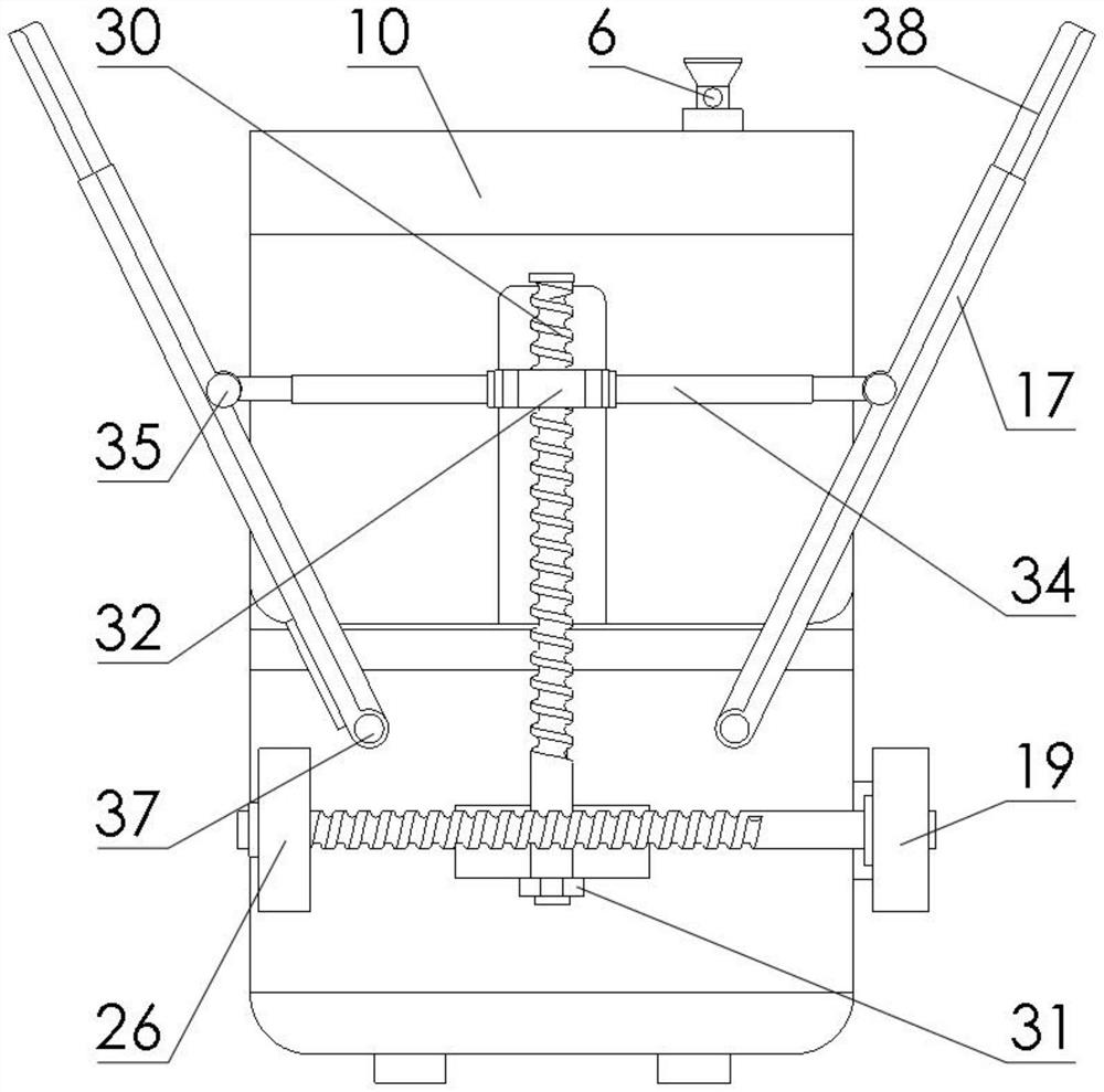 A liquid distribution type long-acting sprayer