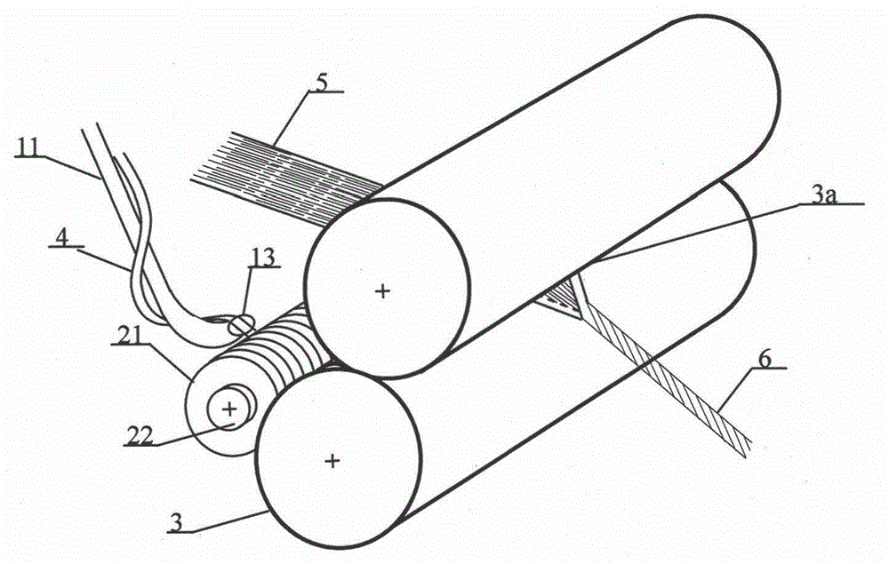 A Bottom Support Type Composite Spinning Mechanism, Method and Application of Filament Helically Expanded