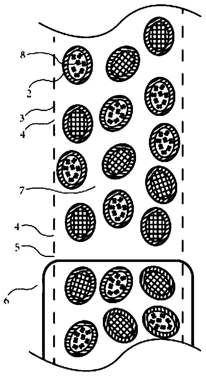 Aerogel filled structure for bedding and clothing and application of aerogel filled structure