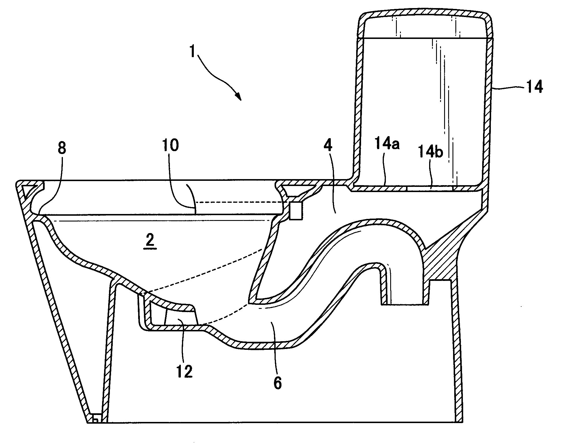 Toilet flush water supply device