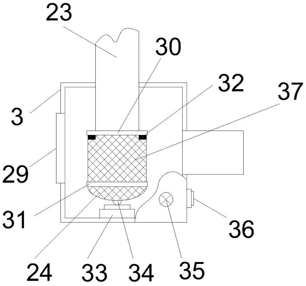 A high-efficiency treatment device for industrial waste gas