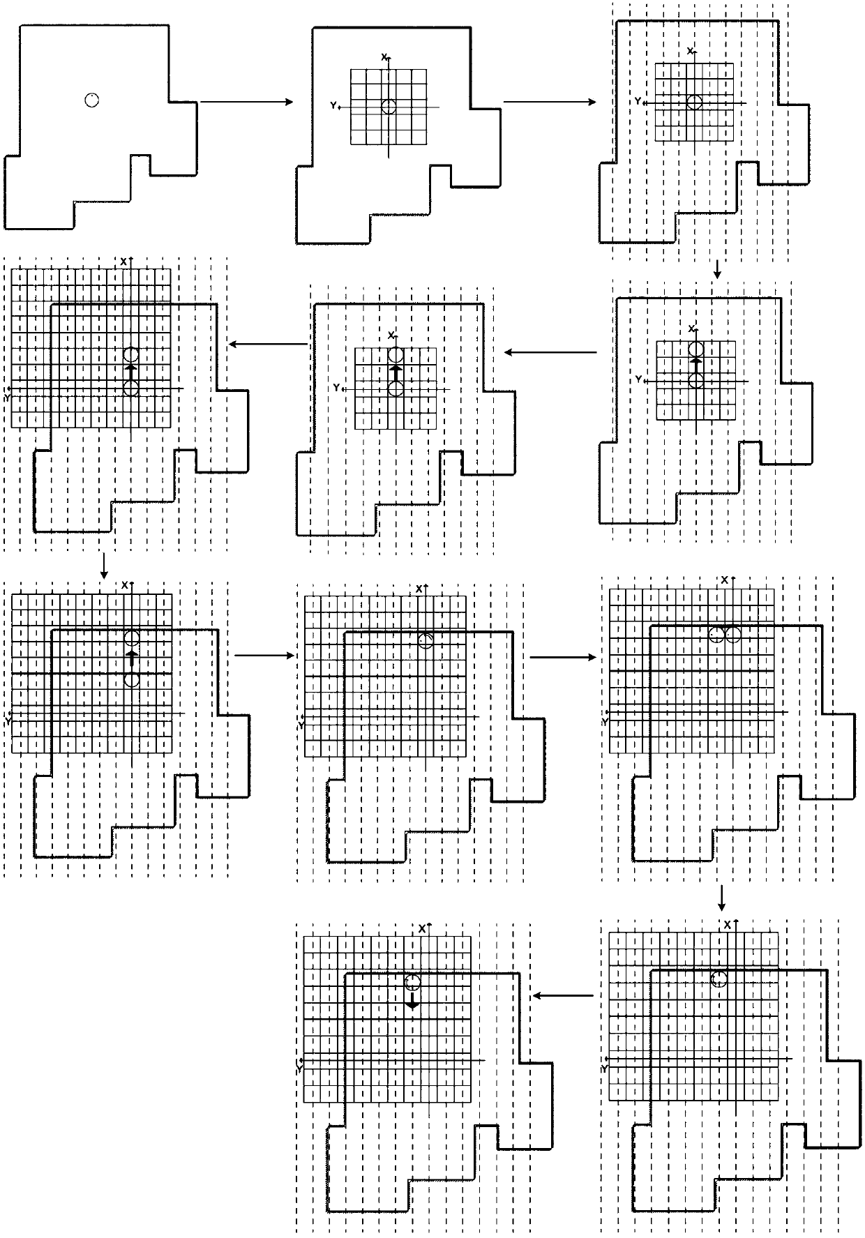 Floor mopping robot and cleaning path programming method