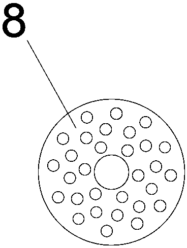 Middle-air-intake automatic cooling fluidized bed