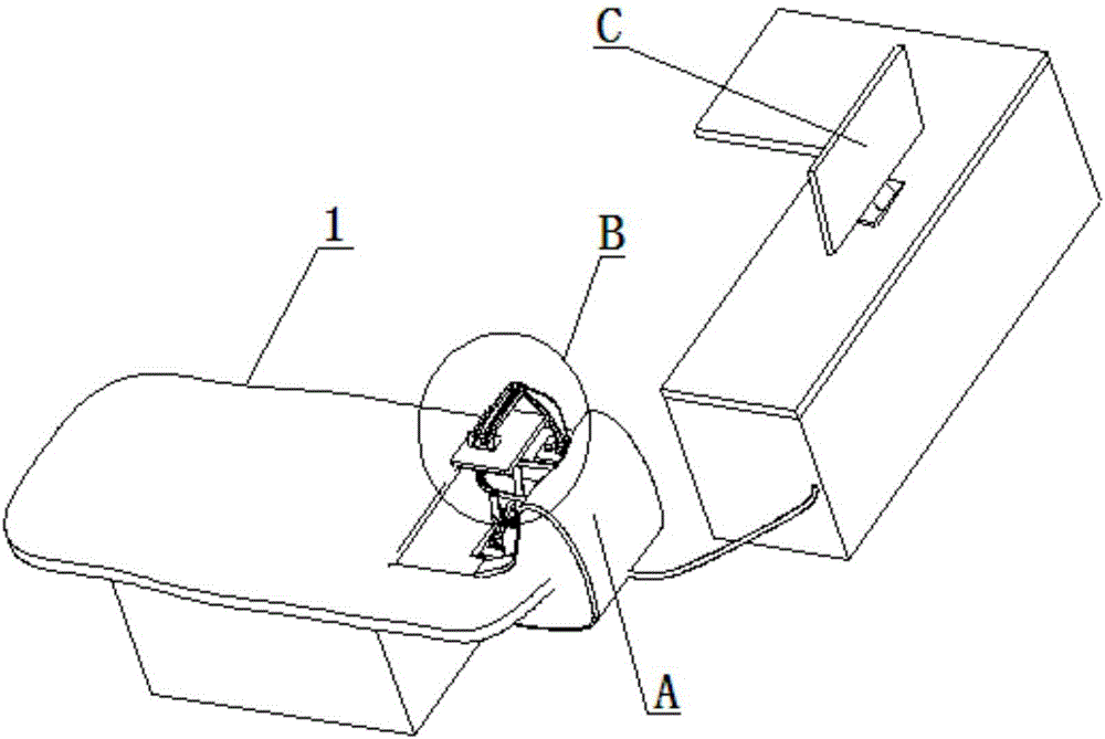 Horizontal cervical traction machine with facial recognition