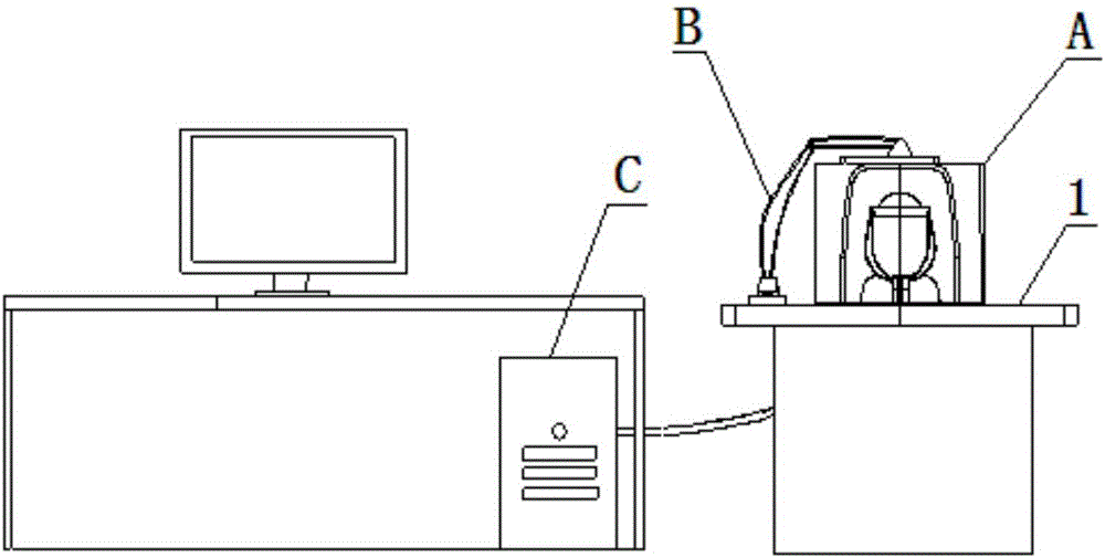 Horizontal cervical traction machine with facial recognition