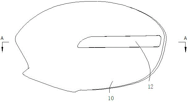 A warning method of controlling light by reflection principle