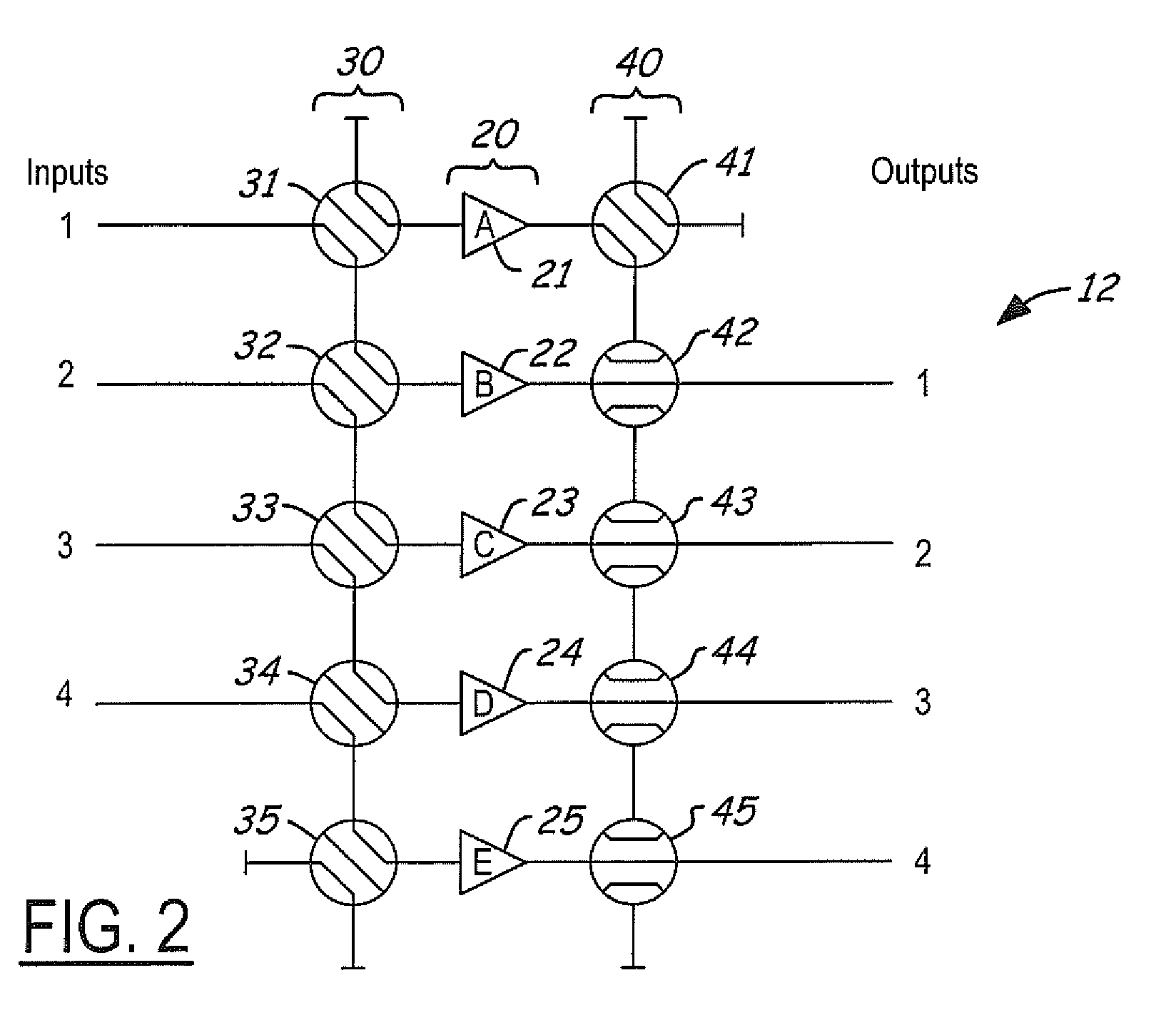 Gain and Phase Balanced Amplifier Redundancy System