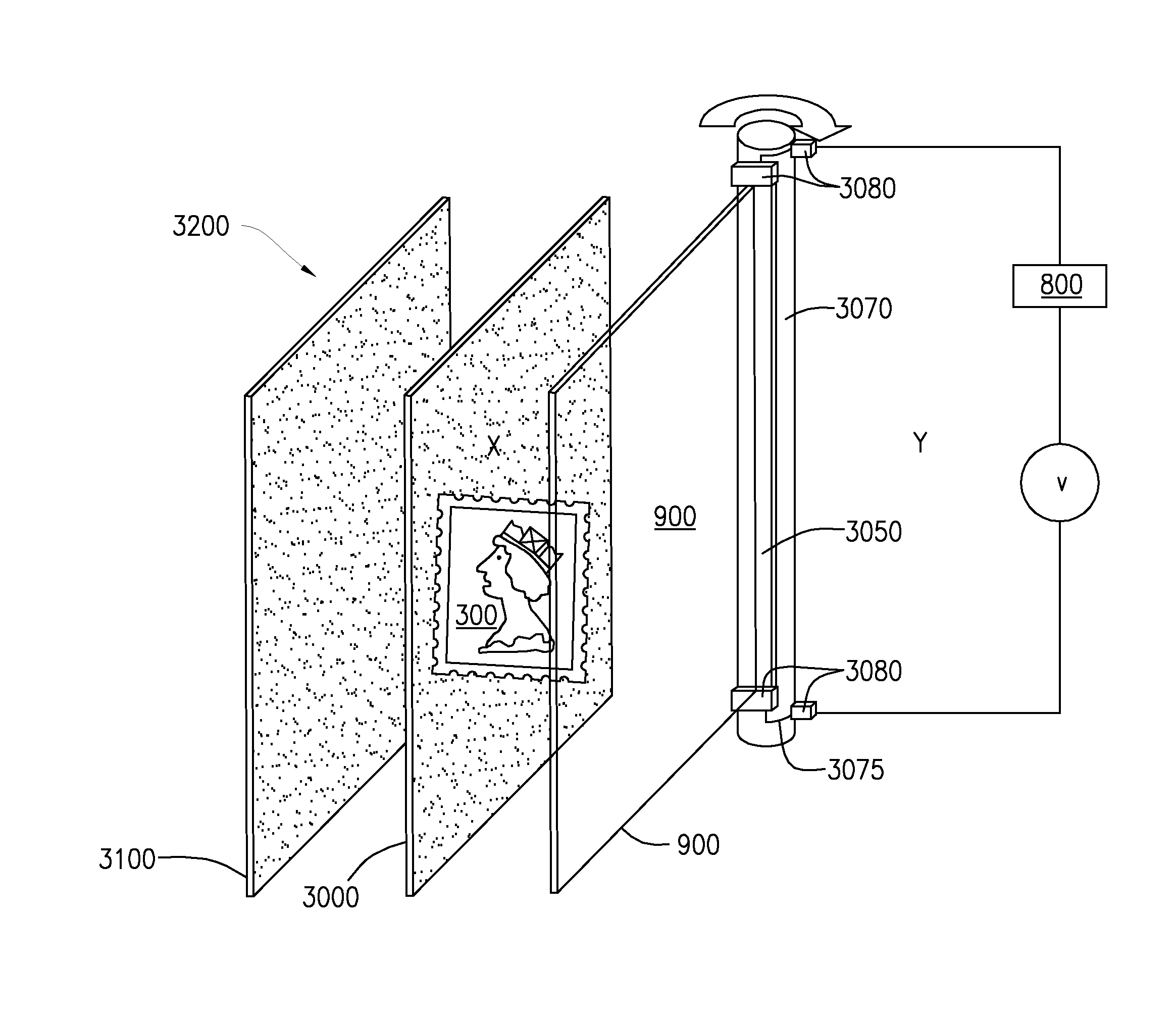 Method and device for protecting objects from degradation by light with suspended particle device light valves