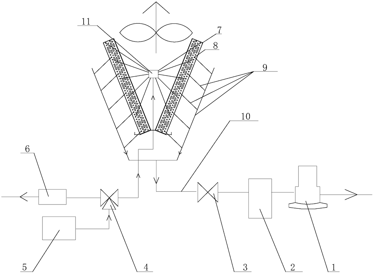 Method for delaying frosting on surface of absorption type unit heat exchanger