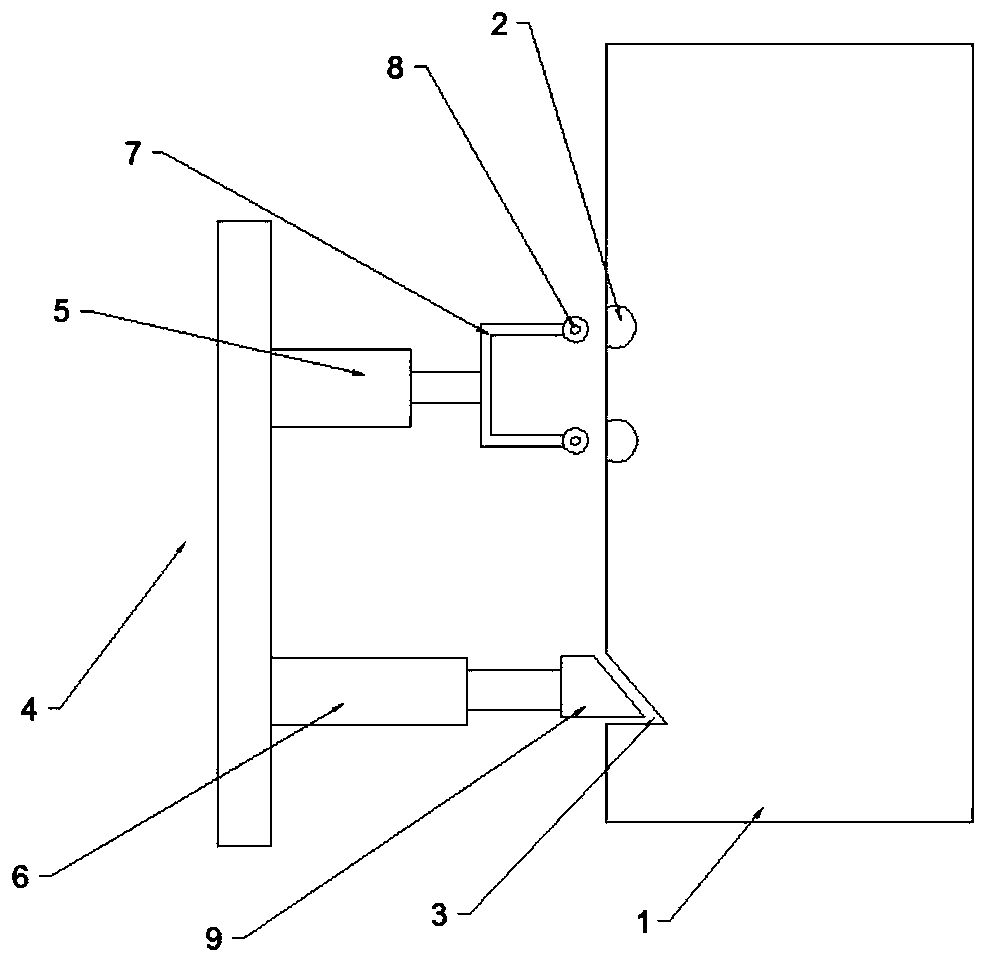 Novel hydraulic locking device for steel dam