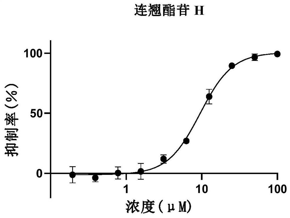 Application of phenylethanoid glycoside compound and composition thereof in preparation of medicine for preventing and treating new coronal pneumonia