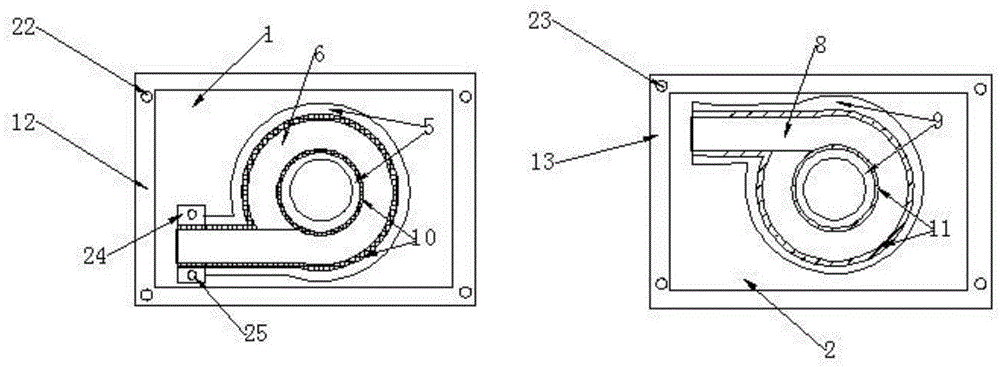 Mold for manufacturing turbocharger