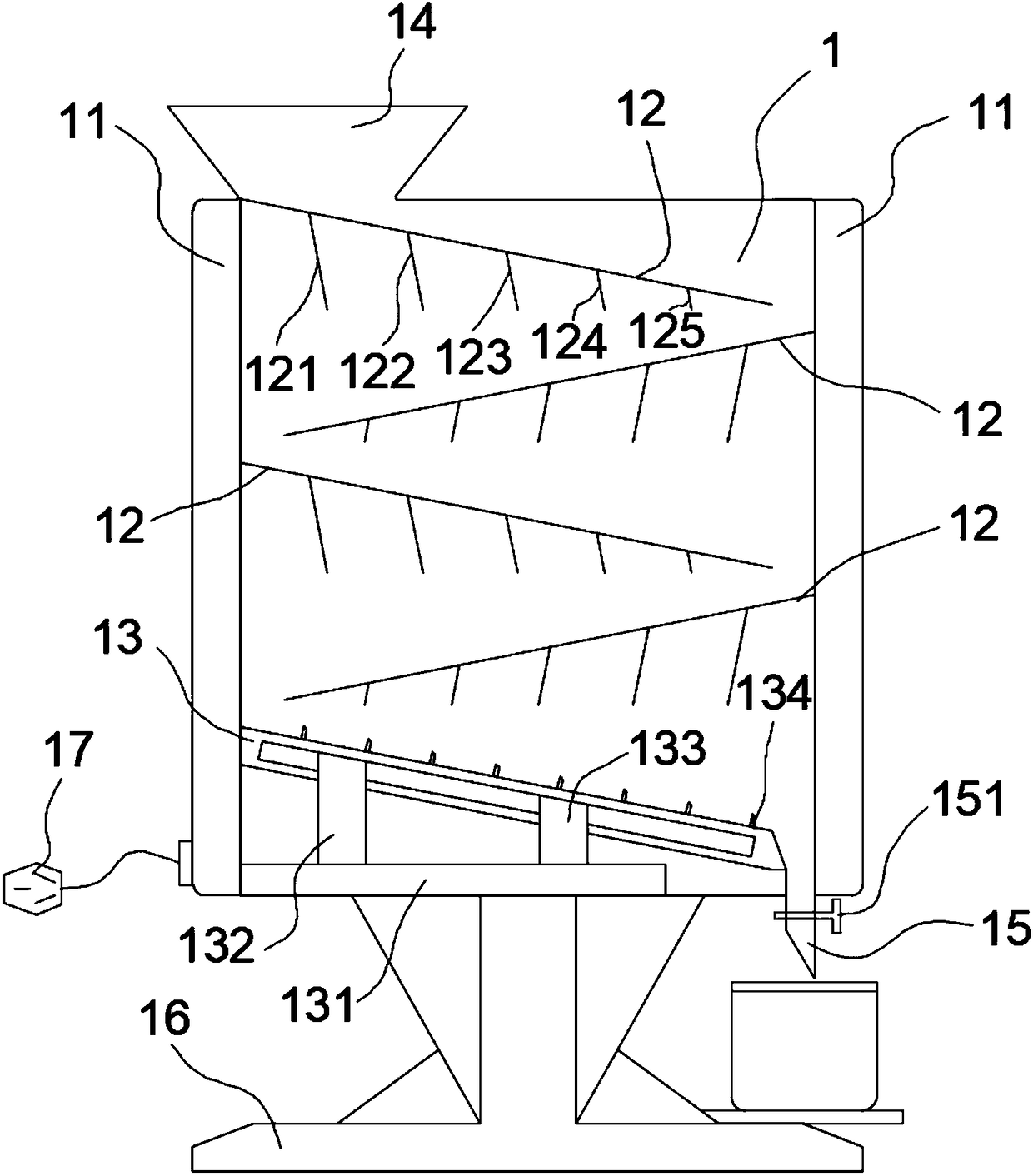 Method for determining 12 metal elements in soil and sediment