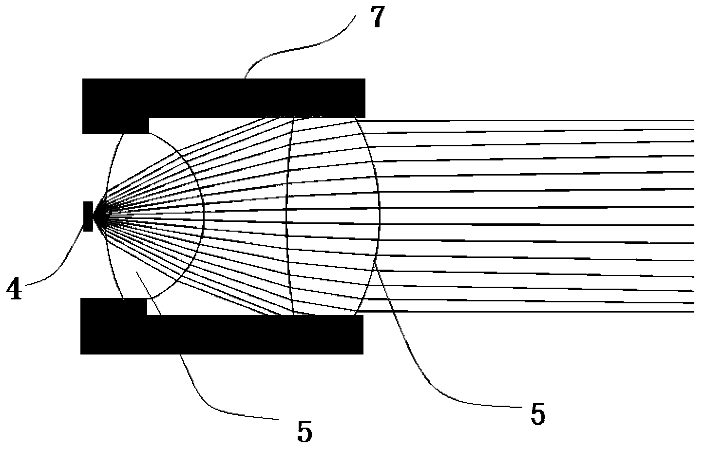 Parallel light curing equipment with staggered area array light sources and curing method thereof