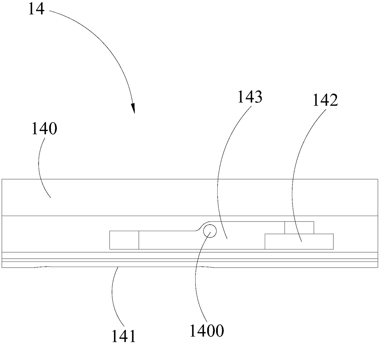 A key structure and terminal device