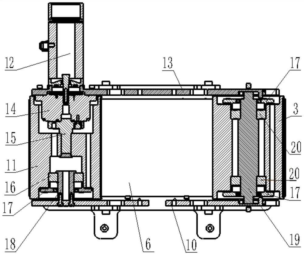 Magnetic adsorption wall-climbing walking crawler device