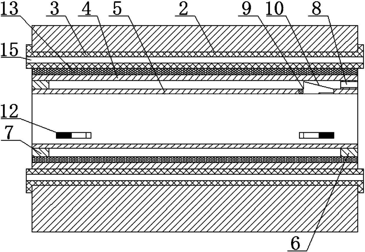 A highly adaptable sound-absorbing and shock-absorbing automobile exhaust pipe bracket