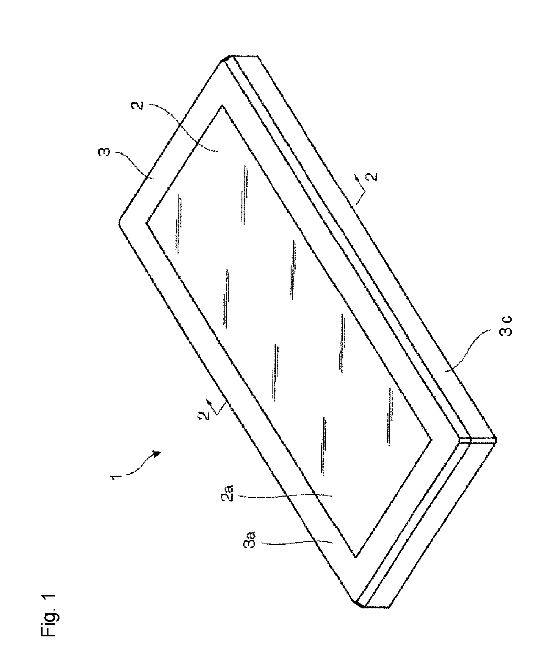 Method and device for producing integrally molded glass-resin article