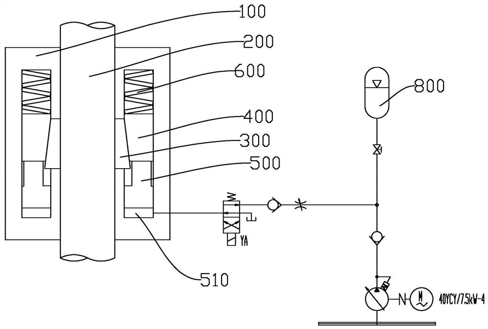 Stepless latching mechanism for press slider