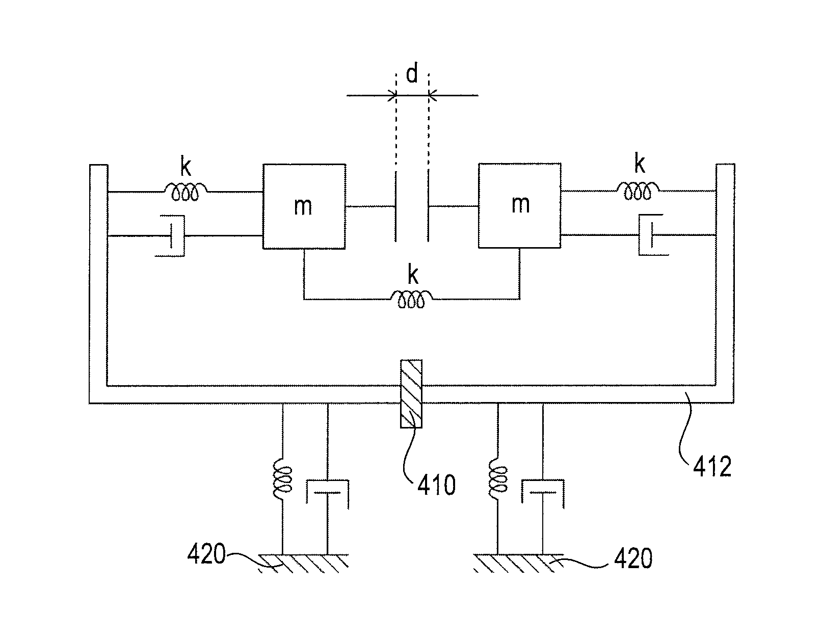 Suspended passive element for MEMS devices