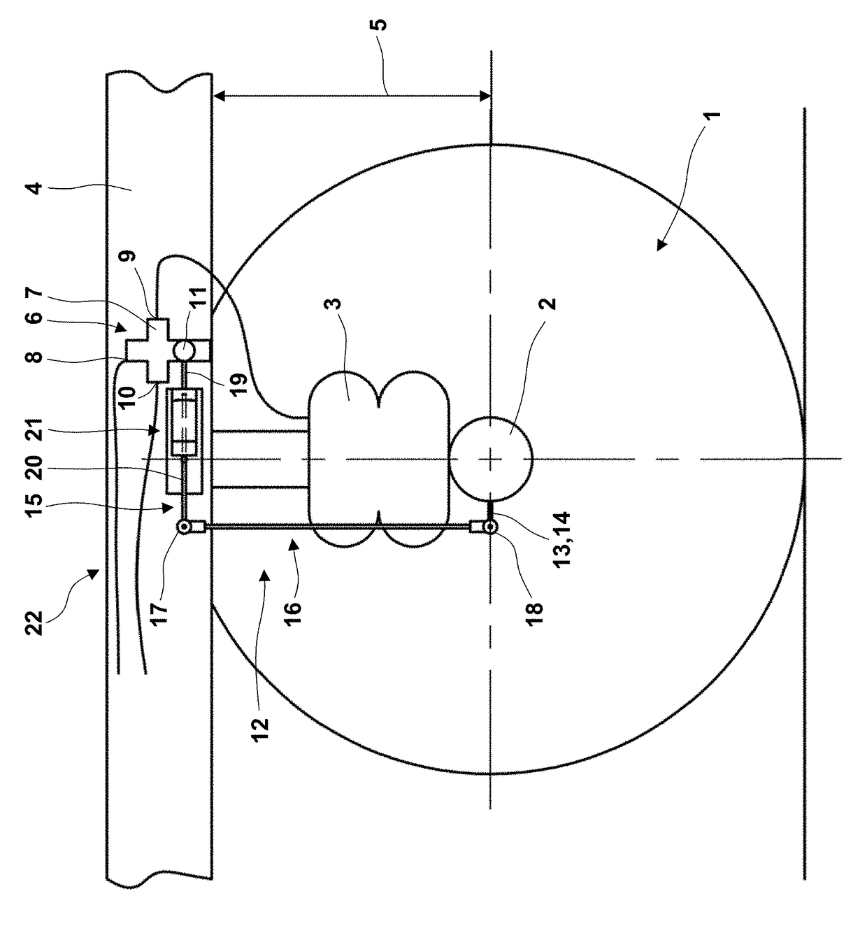 Mechanically actuated leveling valve mechanism