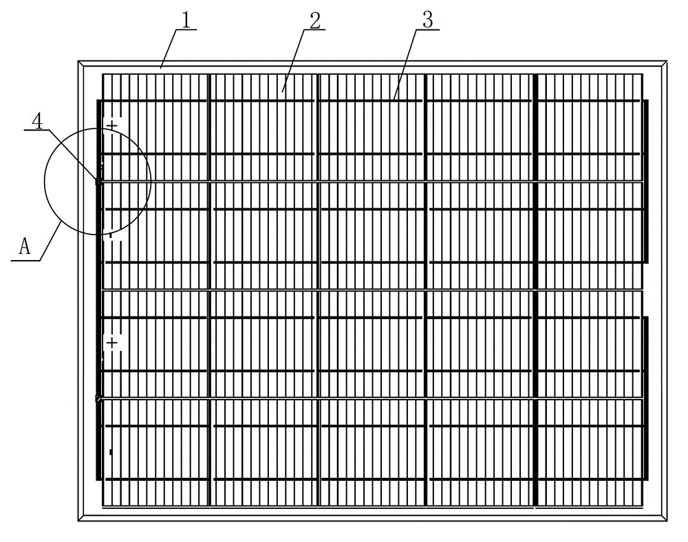 Solar energy component internally provided with diode