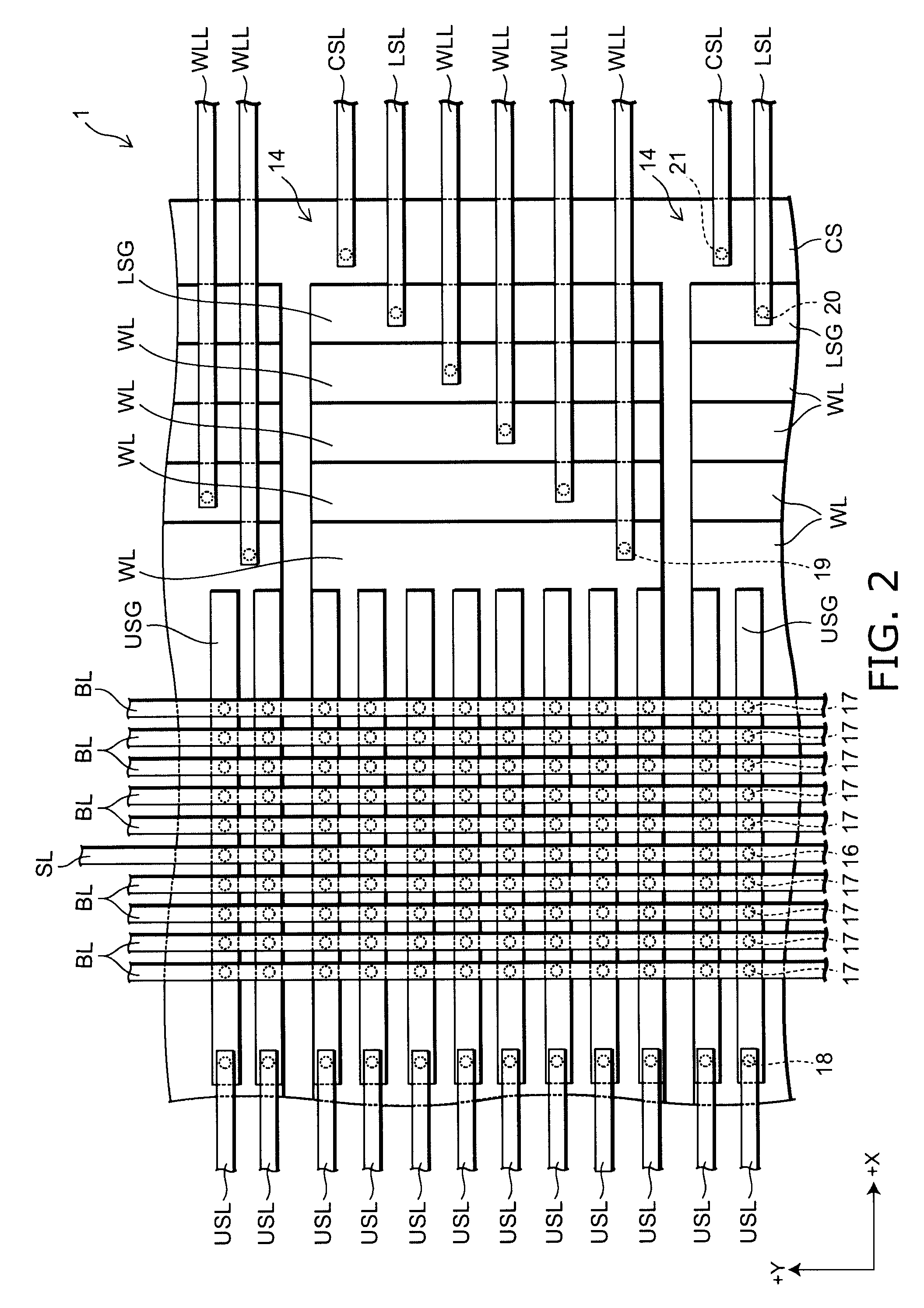 Nonvolatile semiconductor memory device and method for manufacturing same