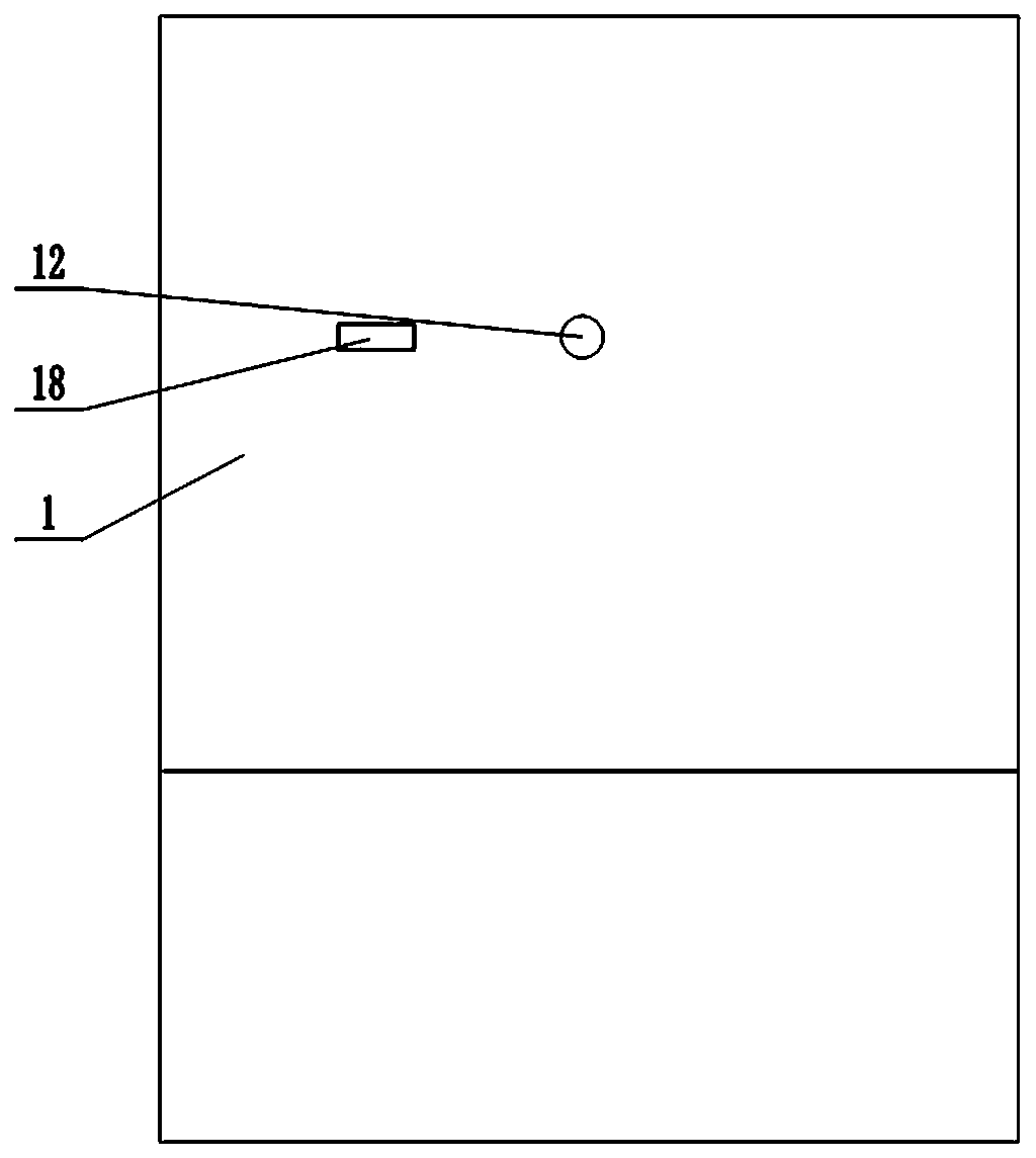 Security protection interface device for cloud computing platform