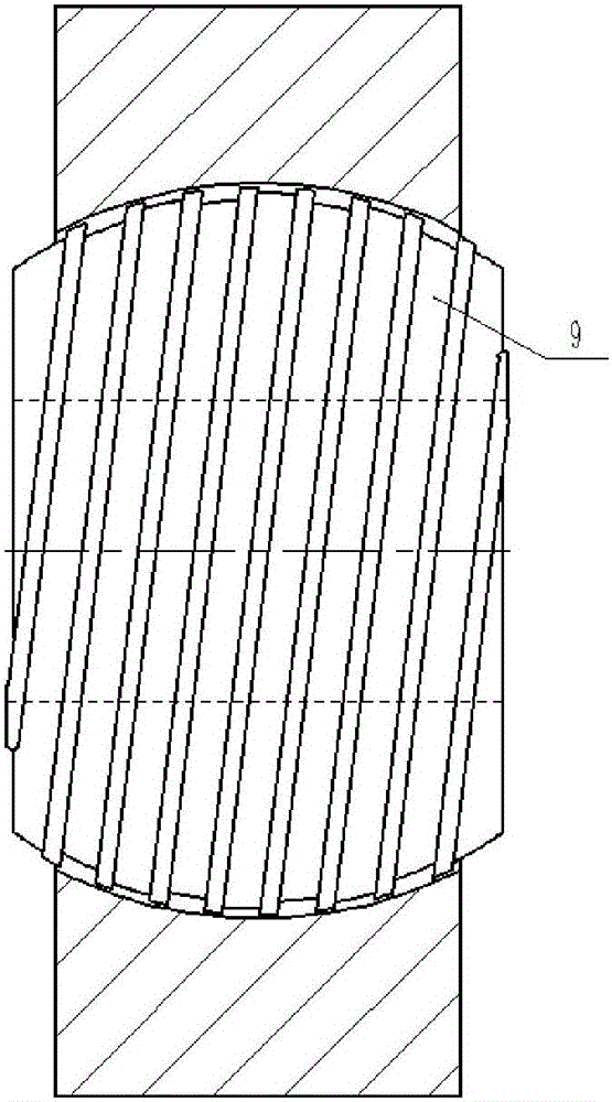 Spherical-groove knuckle bearing