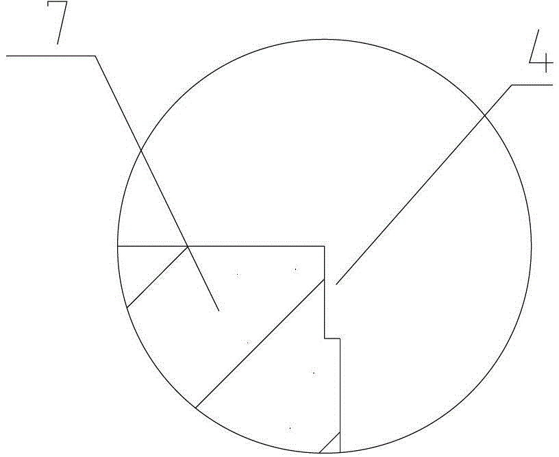 Flexible concrete rabbet connecting construction method