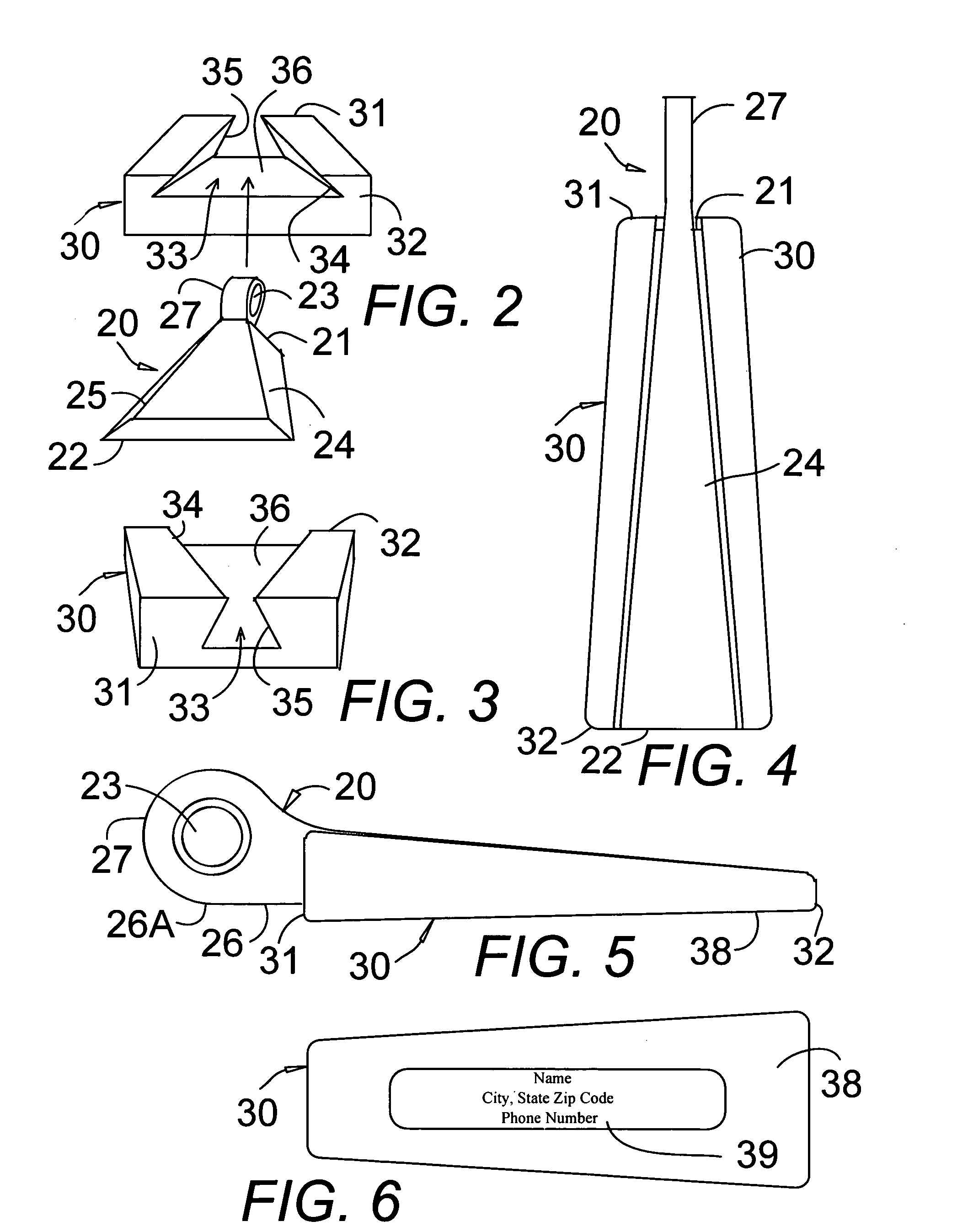 Two-piece tie down clip for sheet material