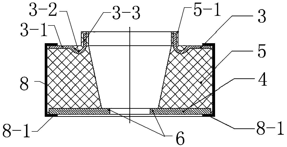 Front suspension rubber cushion for engine