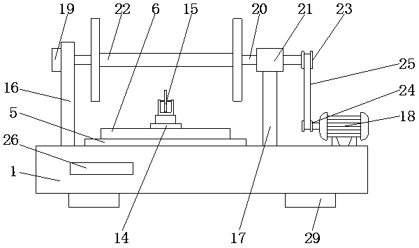 A composite tape cutting device with adjustable cutting size