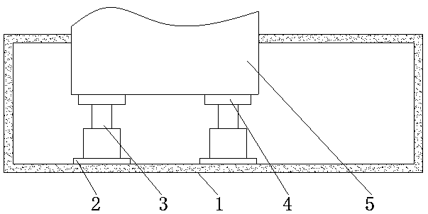 A composite tape cutting device with adjustable cutting size