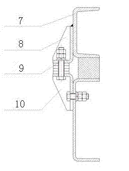 Water hose rolling module of long-distance water supply system