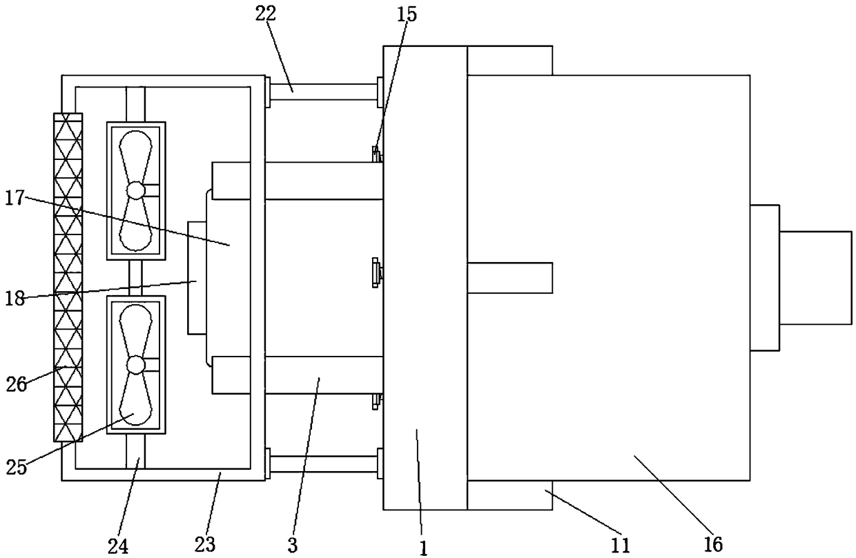 Heat dissipation structure for driving device of high precision computer numerical control (CNC) machine tool