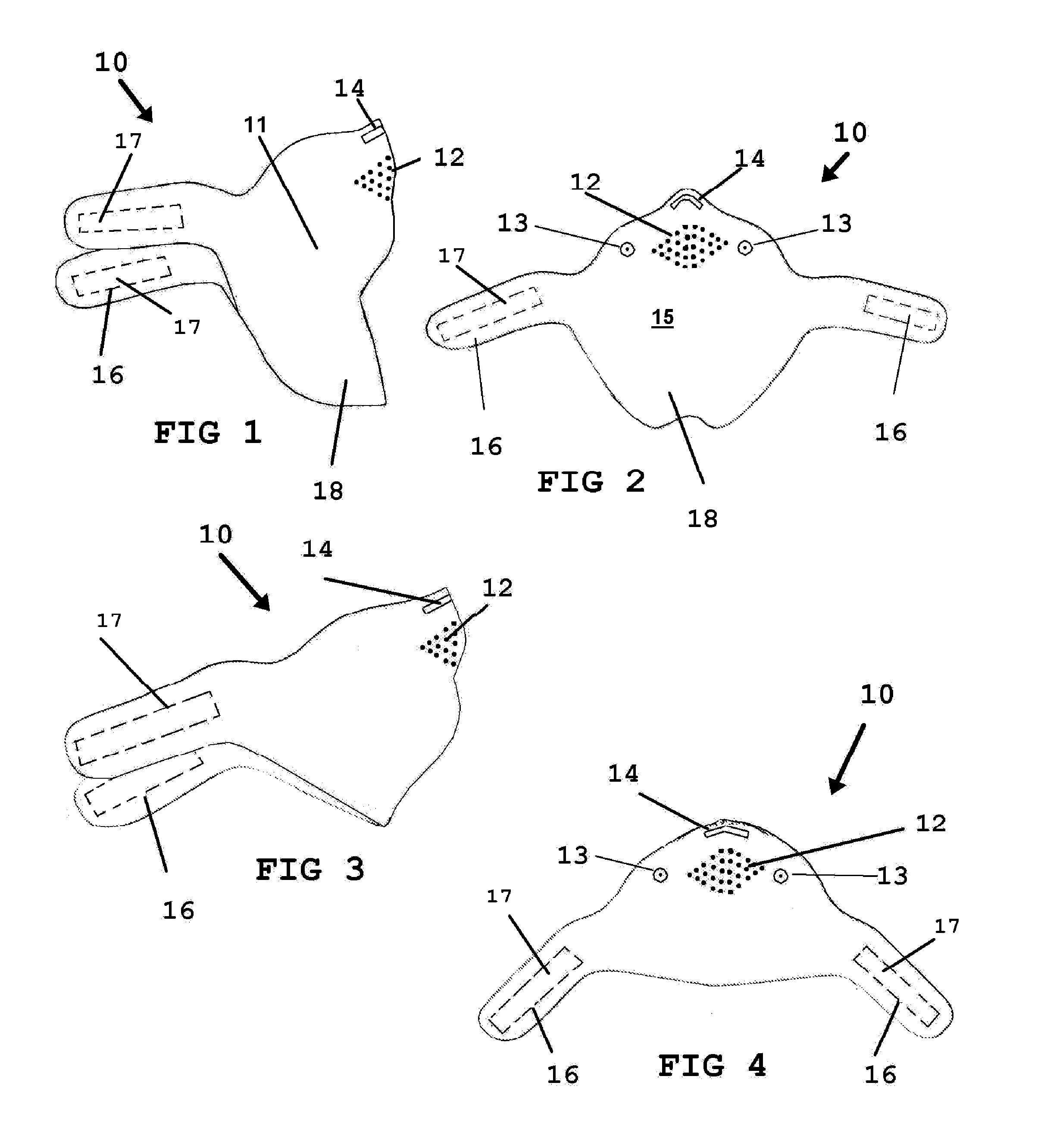 Adjustable facial conforming face mask