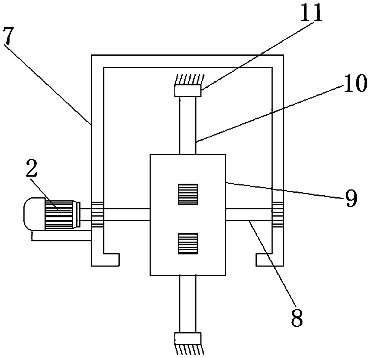 Dust removing and wood chip collecting box for furniture production