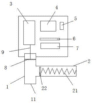 Clip type automatic timing dog vermifuge feeding device