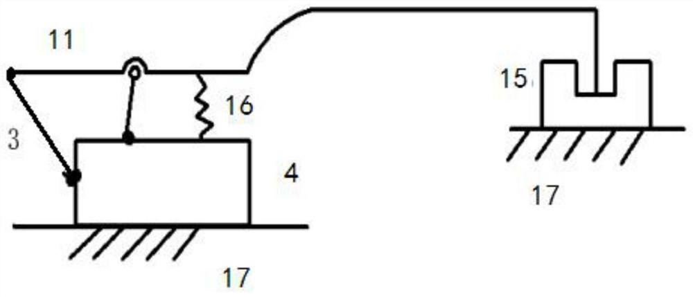 A thermal power spinning machine unloading mechanism