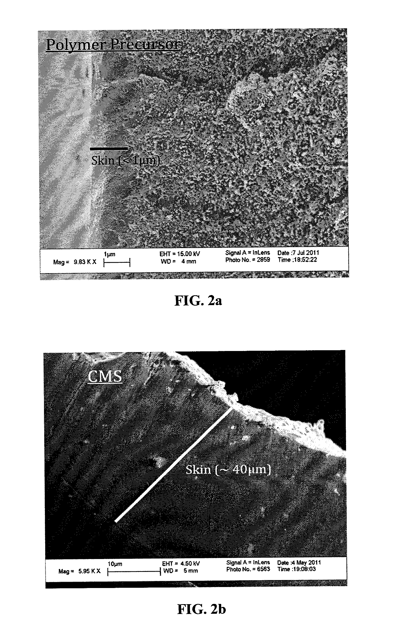 Stabilization of porous morphologies for high performance carbon molecular sieve hollow fiber membranes