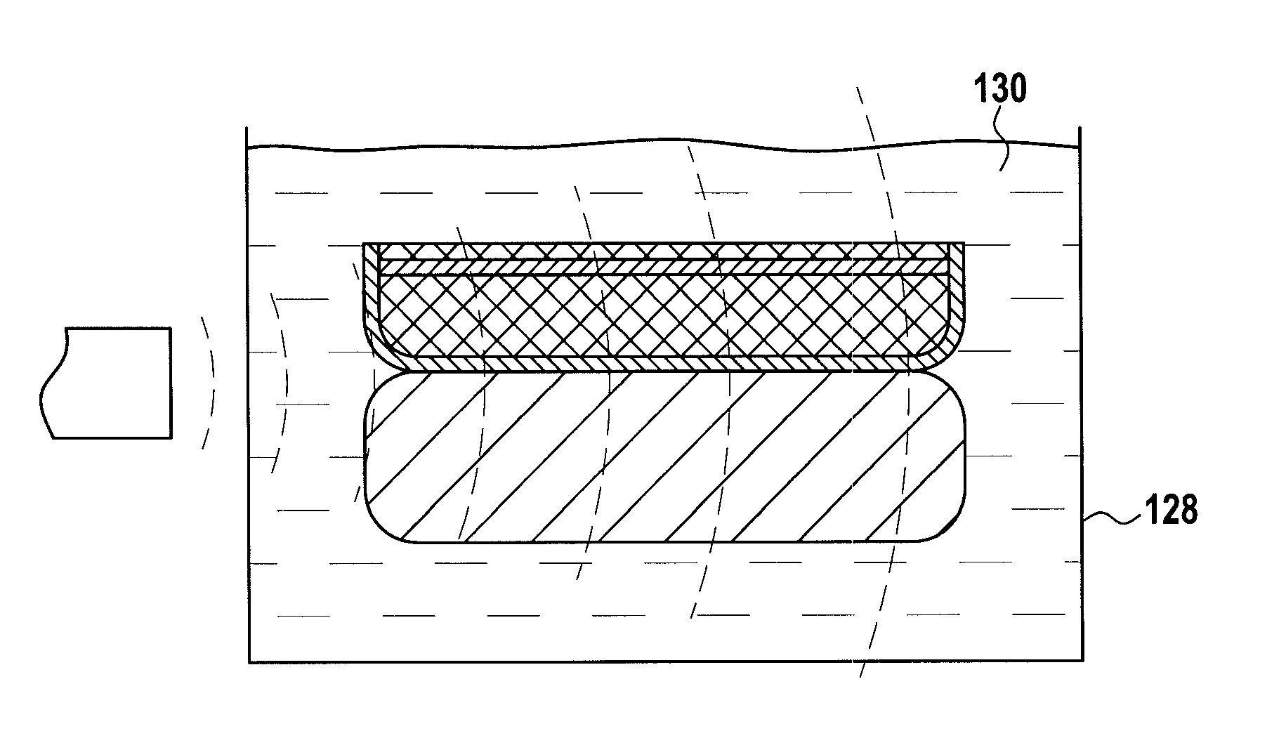 Method of eliminating fragments of material present on the surface of a multilayer structure