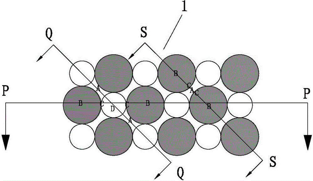 Stereoscopic nonwoven fabric with pore structure